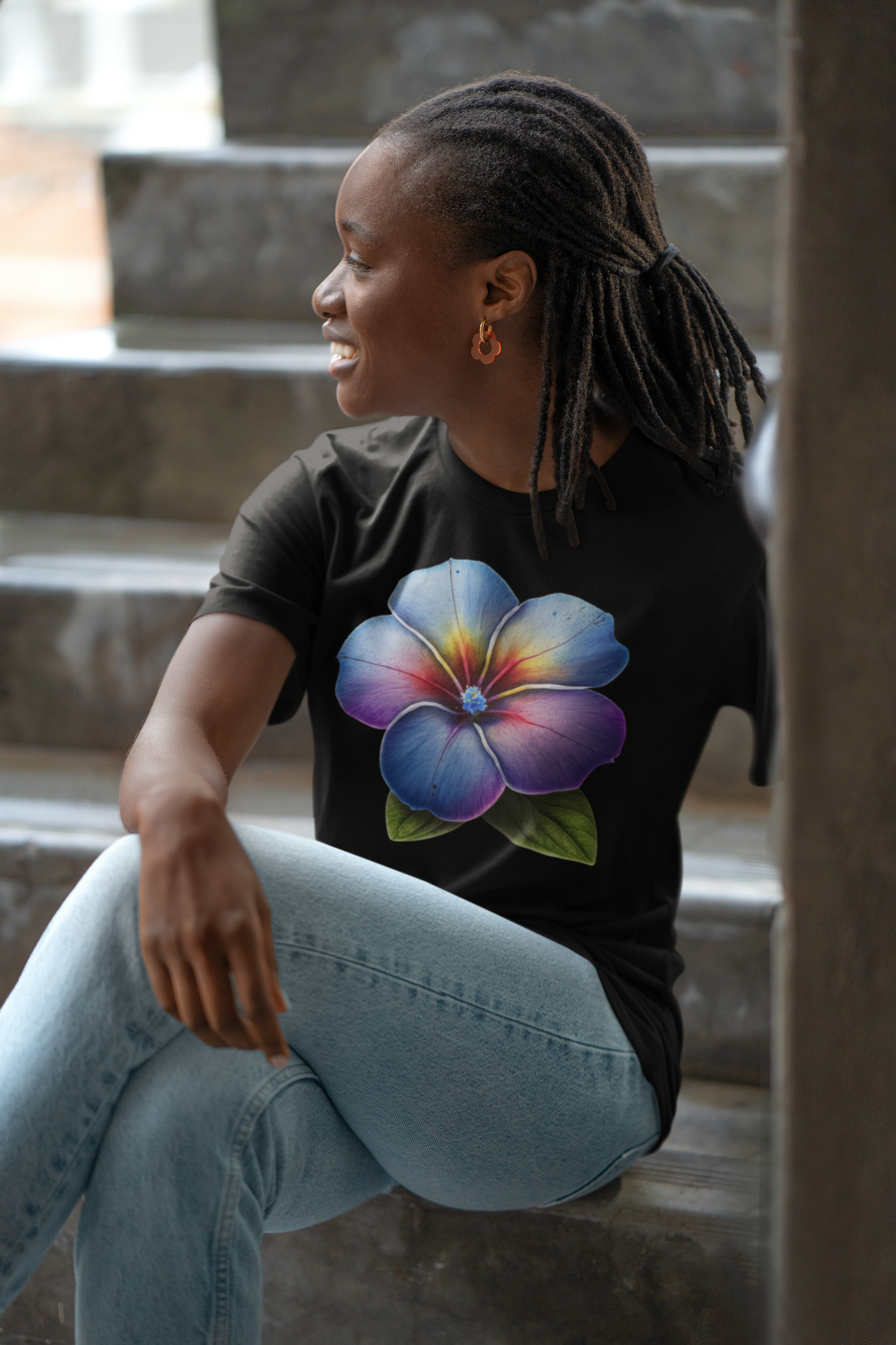 InfinyTee - Blumen T-Shirt