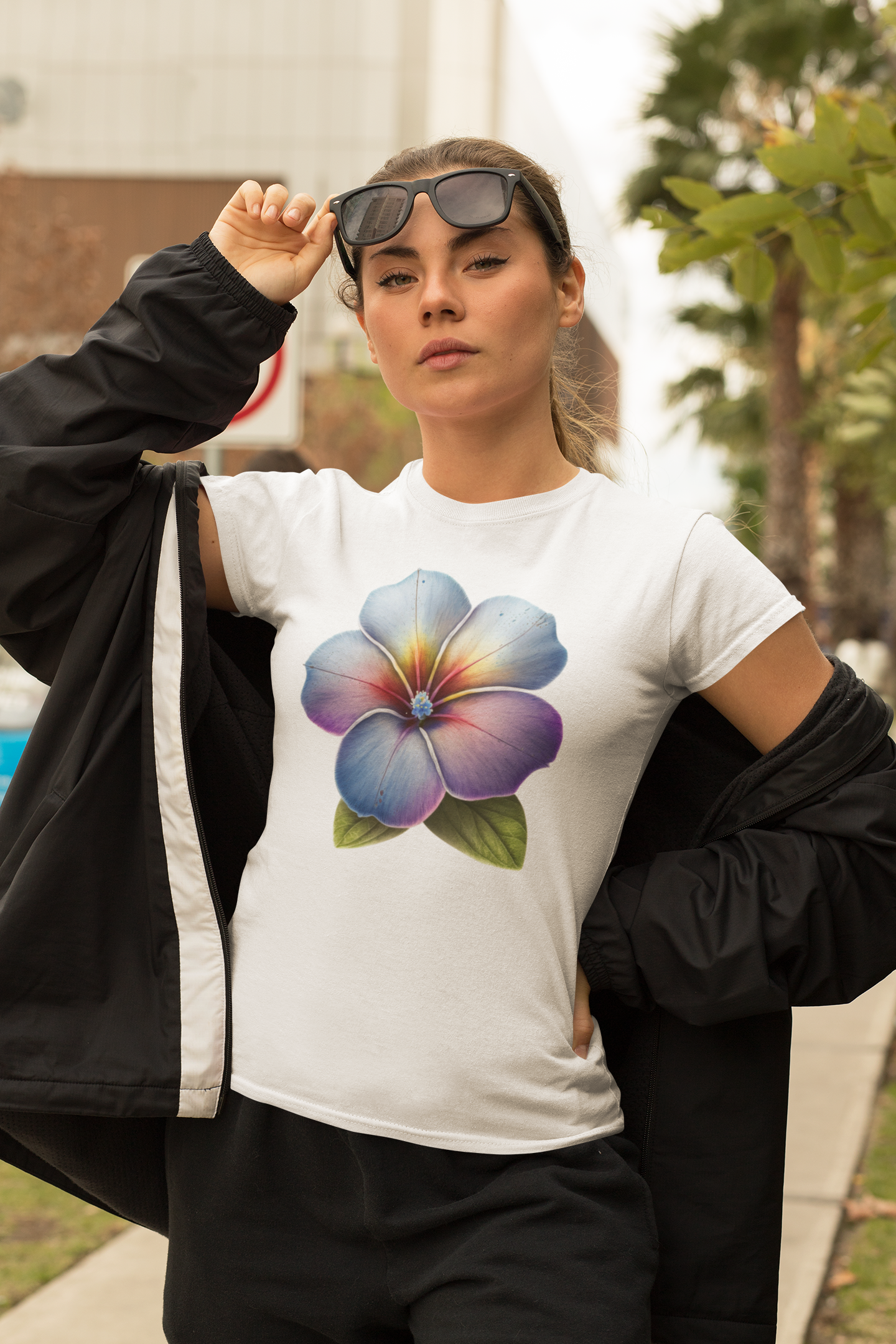 InfinyTee - Blumen T-Shirt